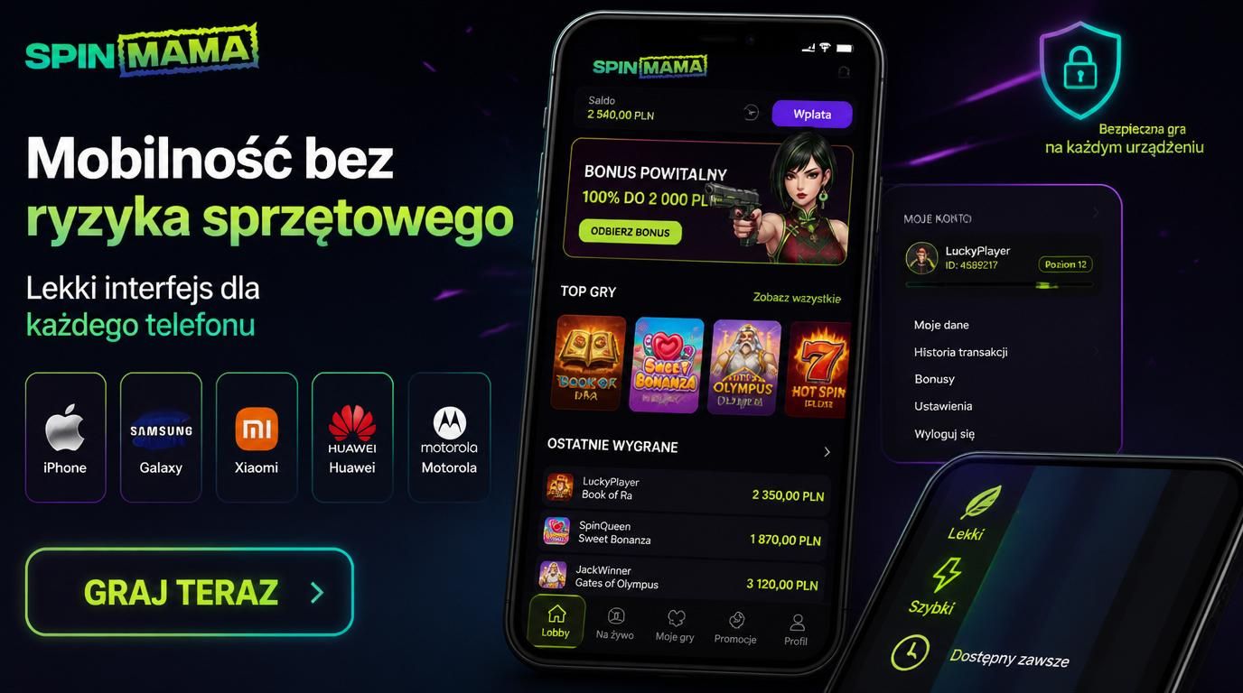Interfejs mobilny działający płynnie nawet na starszych telefonach